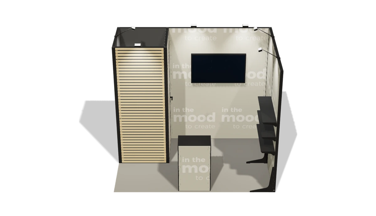 Widok stoiska z góry