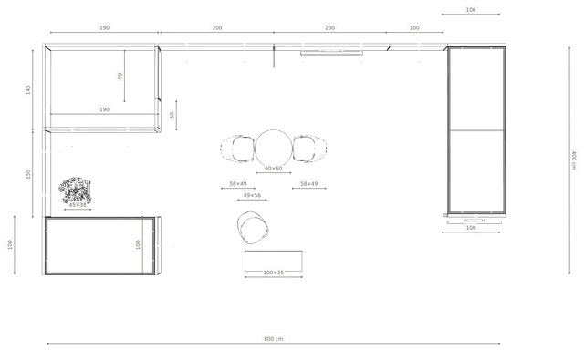Rzut z wymiarami