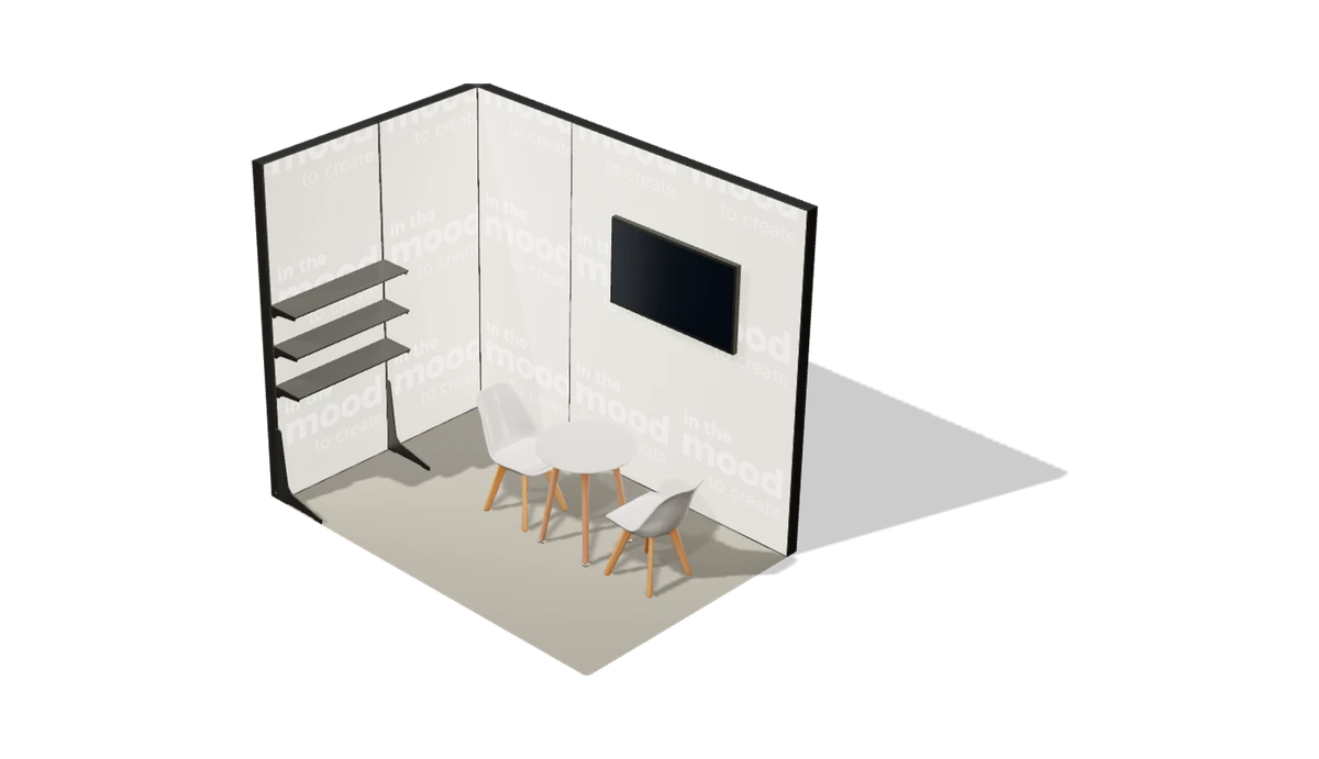 Widok stoiska z góry