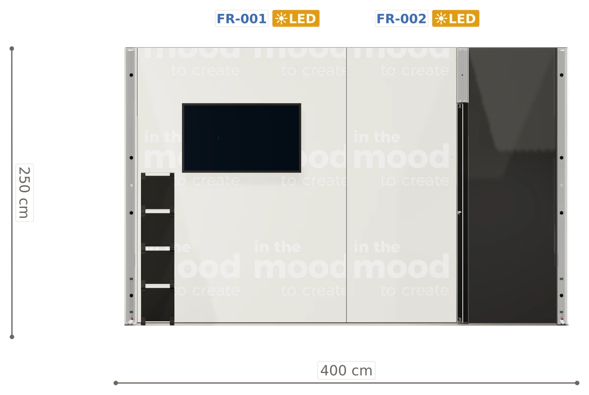 Elewacja ściany tylnej