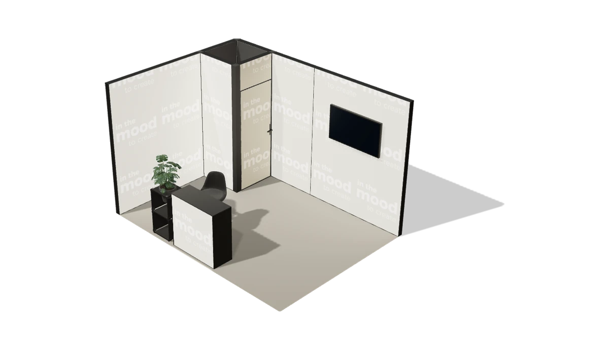 Widok stoiska z góry