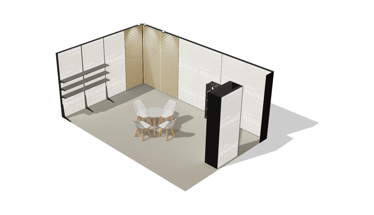 Widok stoiska z góry