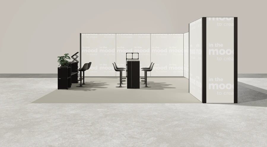 Z boku stoiska targowego stoisko narozne lewe 8x6 m100 led  z zapleczem z1 r0 s0 l1 e1 p0 w0 m0 g0 a4 v2a o4