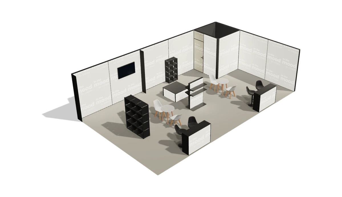 Widok stoiska z góry