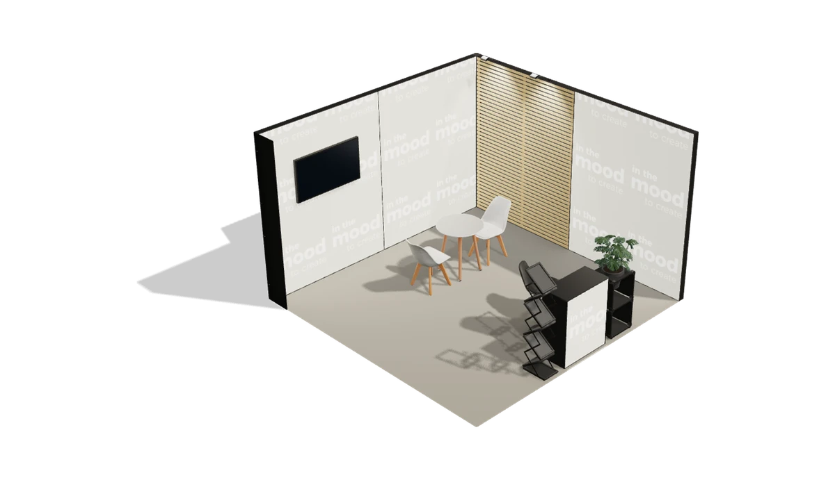 Widok stoiska z góry