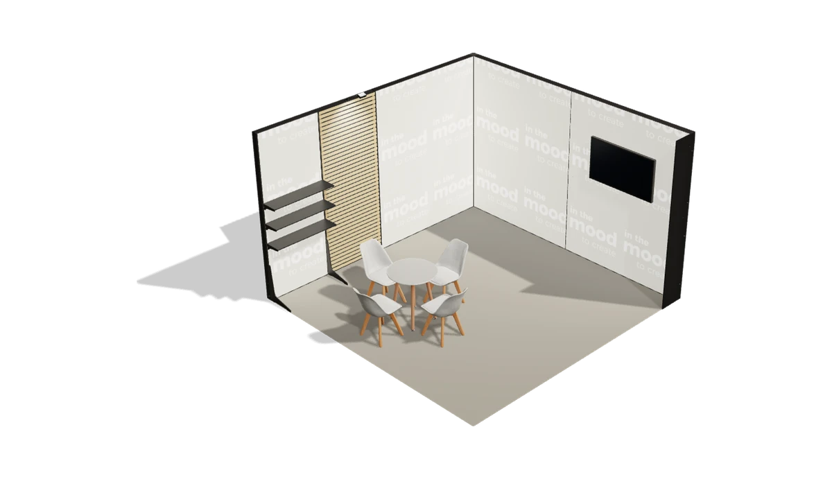 Widok stoiska z góry
