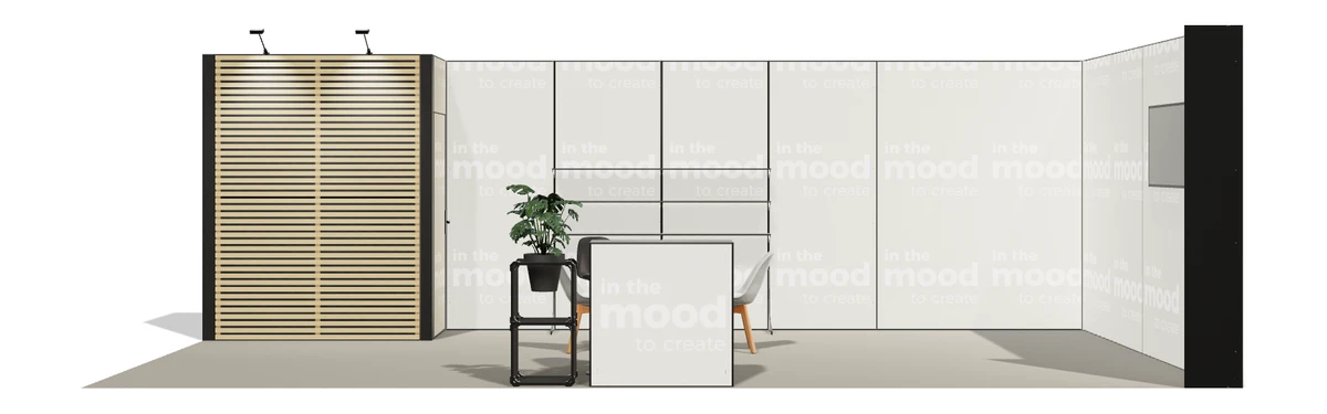 Okładka oferty stoiska stoisko narozne prawe 8x4 m100 led  ekspozycyjny z1 r1 s0 l1 e1 p0 w2 m0 g0 a1 v2a o3