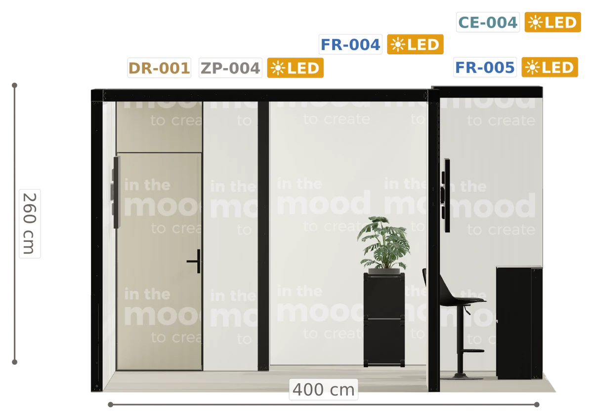 Elewacja ściany prawej