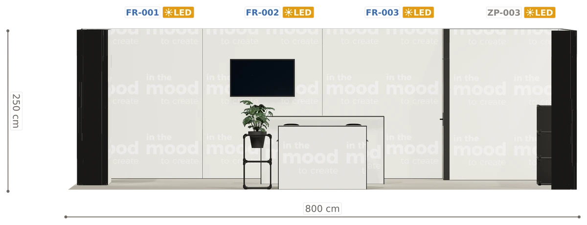 Elewacja ściany tylnej