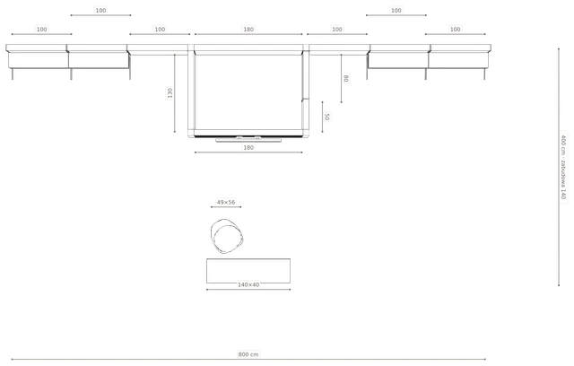 Rzut z wymiarami