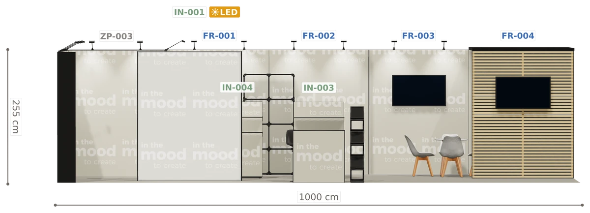 Elewacja ściany tylnej