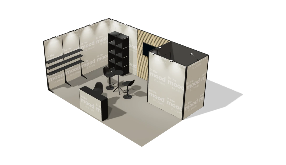 Widok stoiska z góry