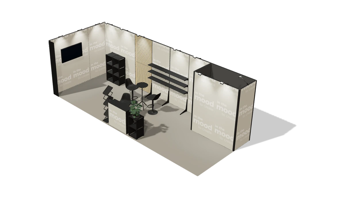 Widok stoiska z góry