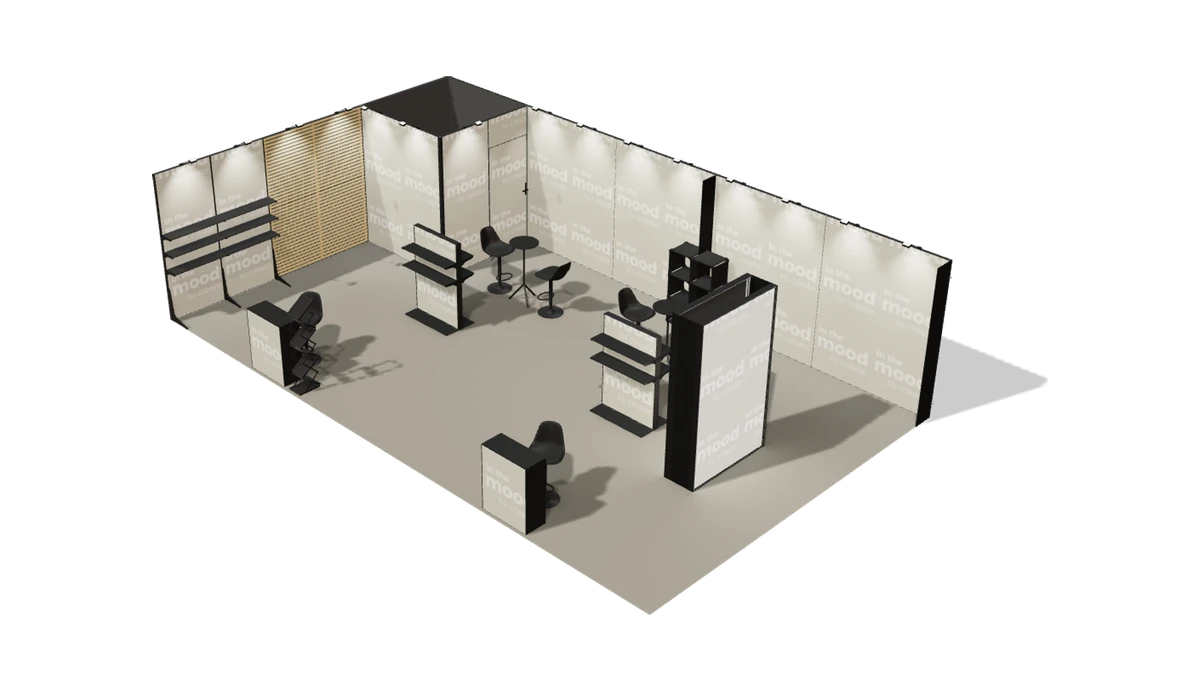 Widok stoiska z góry