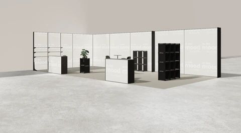 Stoisko w systemie M100 LED
