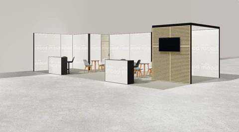 Stoisko w systemie M100 LED
