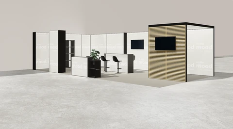 Stoisko w systemie M100 LED