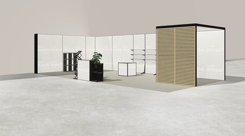 Stoisko w systemie M100 LED