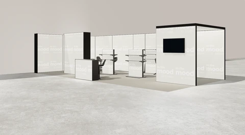 Stoisko w systemie M100 LED