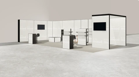 Stoisko w systemie M100 LED
