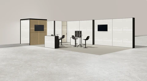 Stoisko w systemie M100 LED