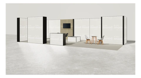 Stoisko w systemie M100 LED
