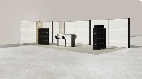 Stoisko w systemie M100 LED