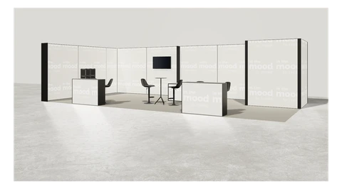 Stoisko w systemie M100 LED