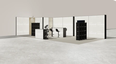 Stoisko w systemie M100 LED