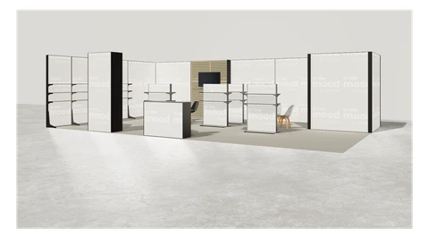 Stoisko w systemie M100 LED