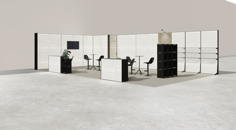 Stoisko w systemie M100 LED