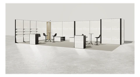 Stoisko w systemie M100 LED