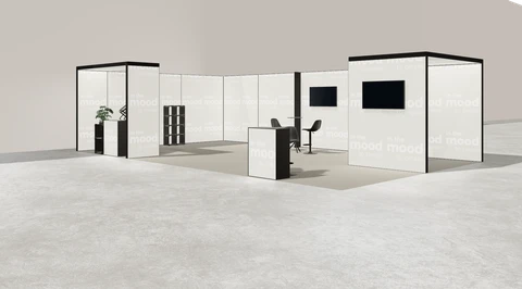 Stoisko w systemie M100 LED