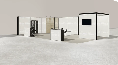 Stoisko w systemie M100 LED