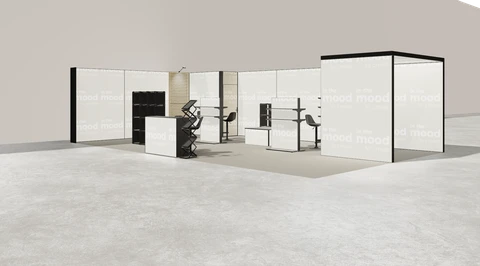 Stoisko w systemie M100 LED
