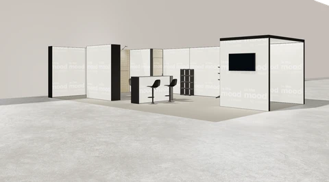 Stoisko w systemie M100 LED