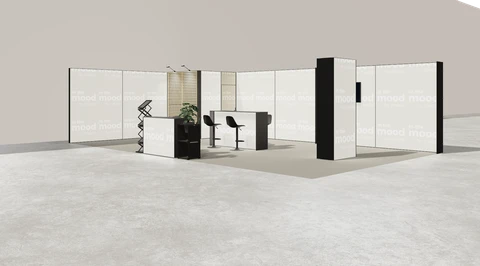 Stoisko w systemie M100 LED