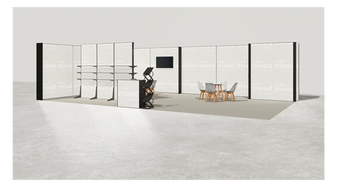 Stoisko w systemie M100 LED