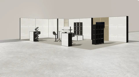 Stoisko w systemie M100 LED