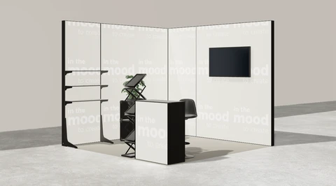 Stoisko w systemie M100 LED