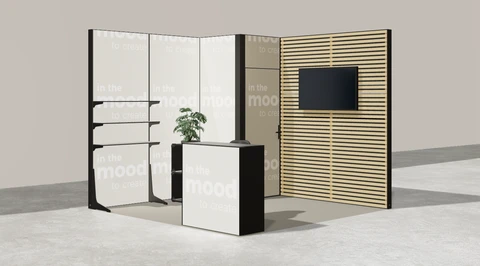 Stoisko w systemie M100 LED