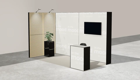 Stoisko w systemie M100 LED