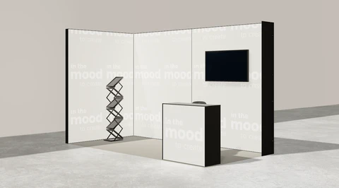 Stoisko w systemie M100 LED