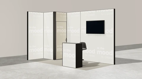 Stoisko w systemie M100 LED