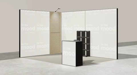 Stoisko w systemie M100 LED