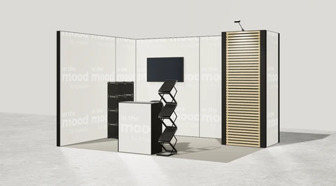 Stoisko w systemie M100 LED