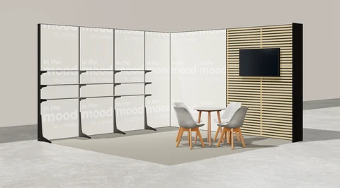 Stoisko w systemie M100 LED