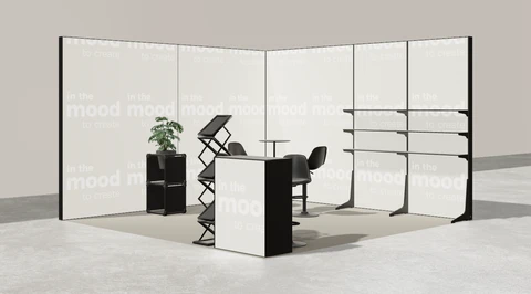 Stoisko w systemie M100 LED