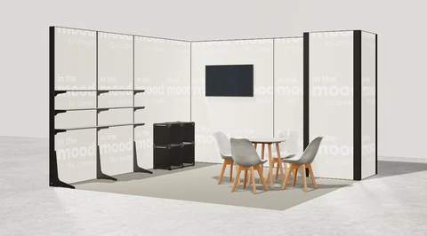 Stoisko w systemie M100 LED