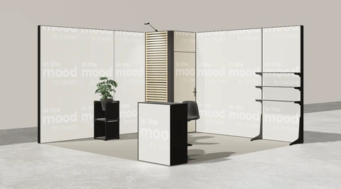 Stoisko w systemie M100 LED